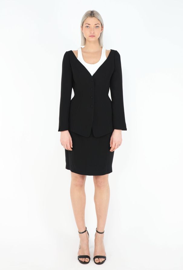 Thierry Mugler S/S 1999 Trompe L'Œil Ensemble - 1