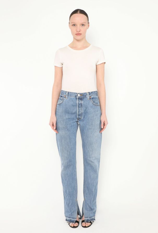 Levi's x Re/Done Distressed Slit Jeans - 2