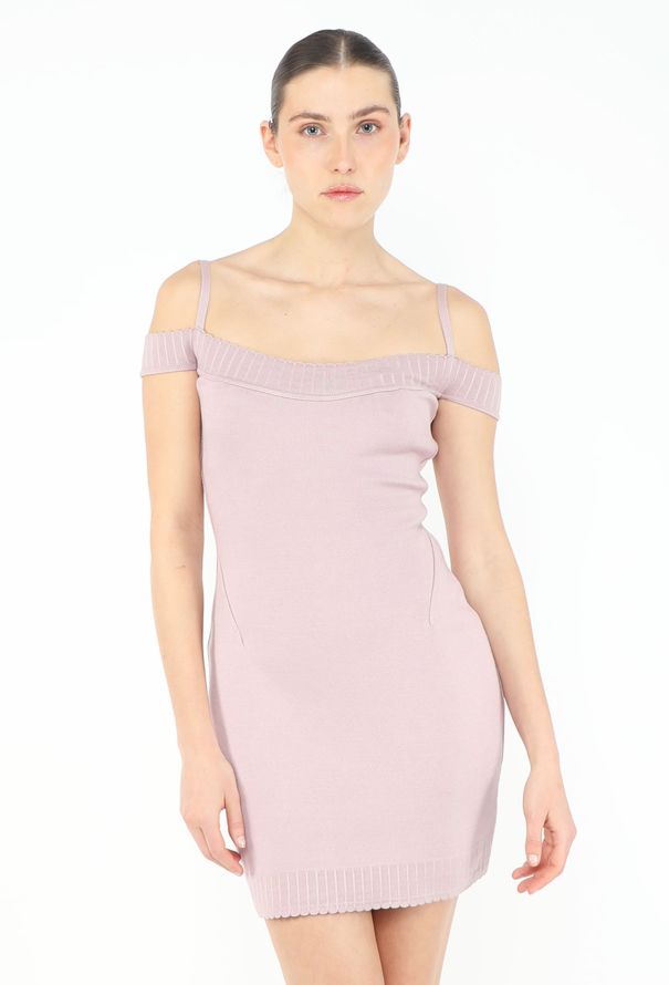 Alaïa 1992 Scalloped Off-Shoulder Dress - 4