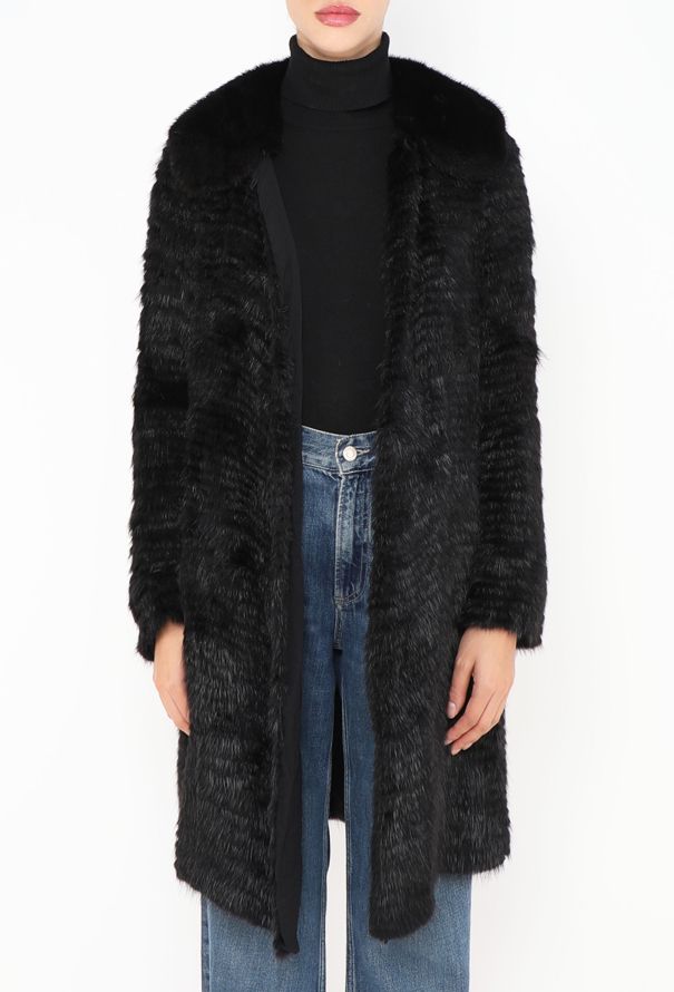 Prada Pre-Fall 2009 Muskrat Fur Coat - 4 Prada Pre-Fall 2009 Muskrat Fur Coat - 4
