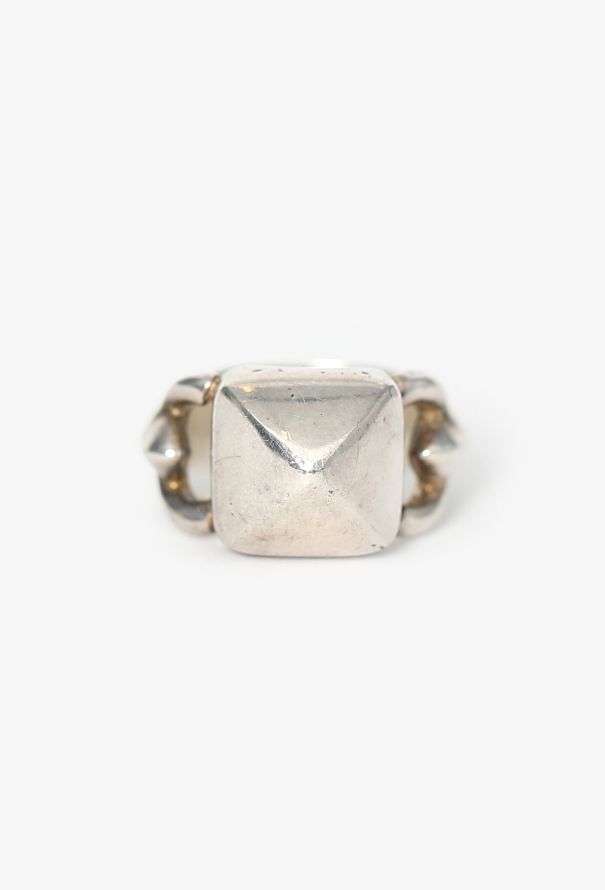 Hermès '90s Médor Sterling Silver Ring - 3