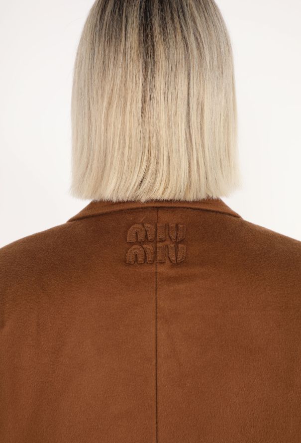 Miu Miu Double-Breasted Notched Coat, 2024 - 4