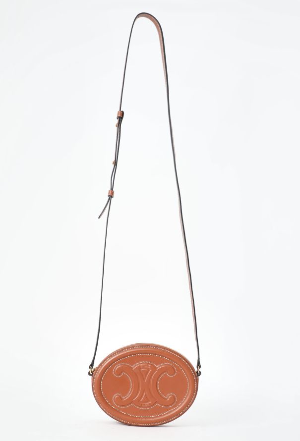 Céline F/W 2021 Triomphe Oval Crossbody Bag - 1