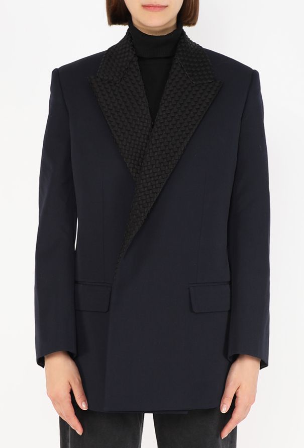 Bottega Veneta Intrecciato Lapel Blazer, S/S 2026 - 1