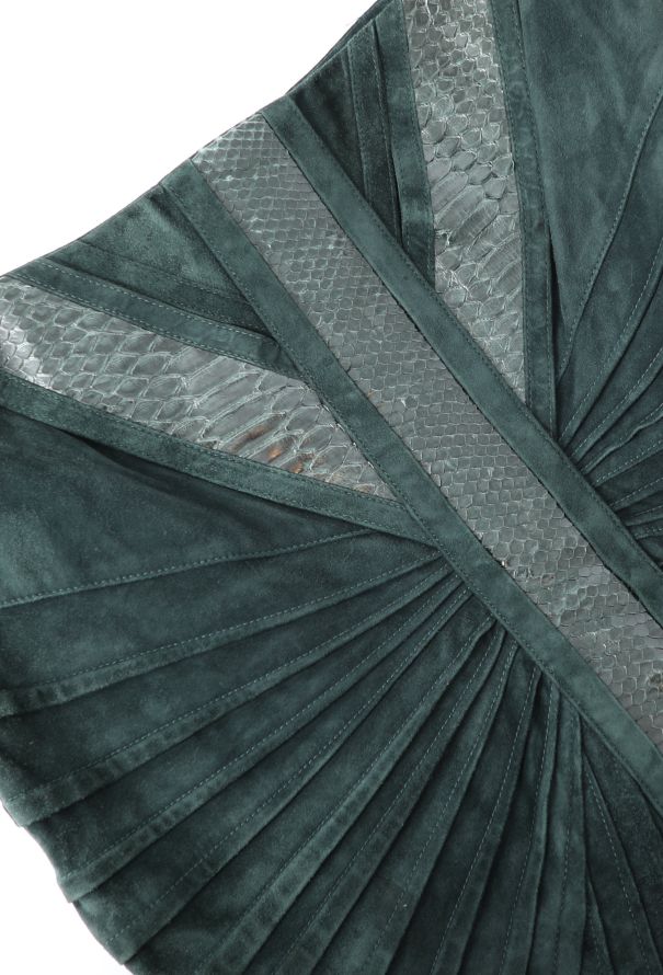 F/W 2004 Suede & Python Skirt | Authentic & Vintage | ReSee