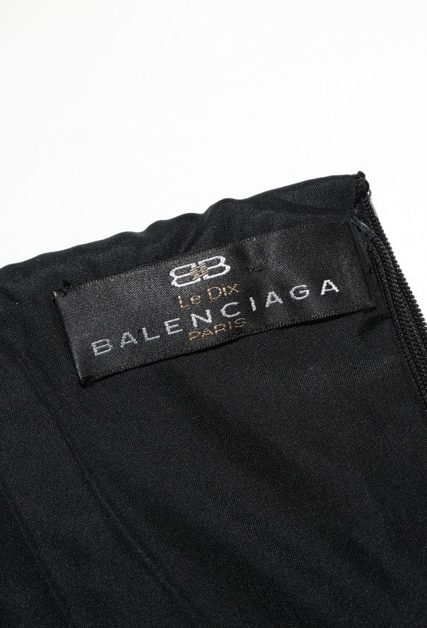 Balenciaga Vintage Le Dix Sateen Corset Gown - 5