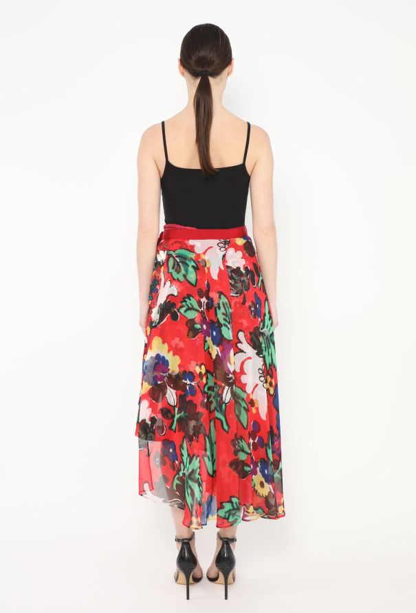 Sacai S/S 2018 Chiffon Wrap Skirt - 5 Sacai S/S 2018 Chiffon Wrap Skirt - 5