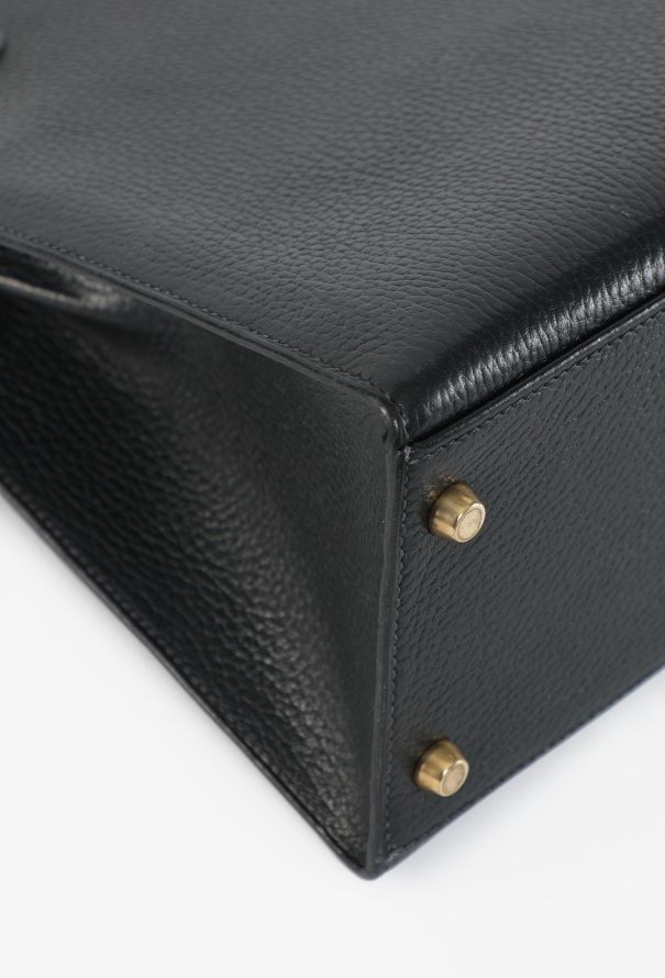 Hermès Black Ardennes Kelly Sellier 32 - 10