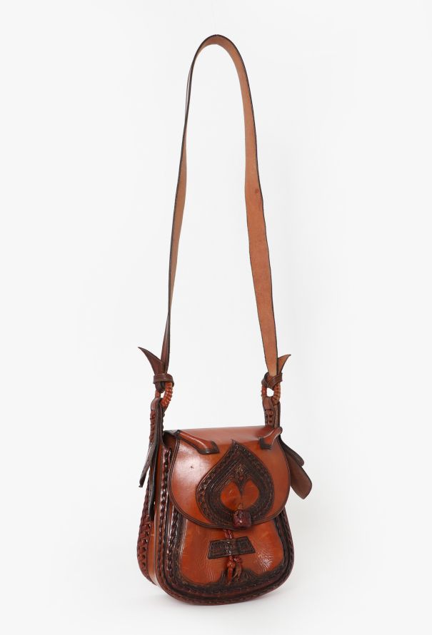 World Treasures Spanish Hand Tooled Leather Bag - 2 World Treasures Spanish Hand Tooled Leather Bag - 2