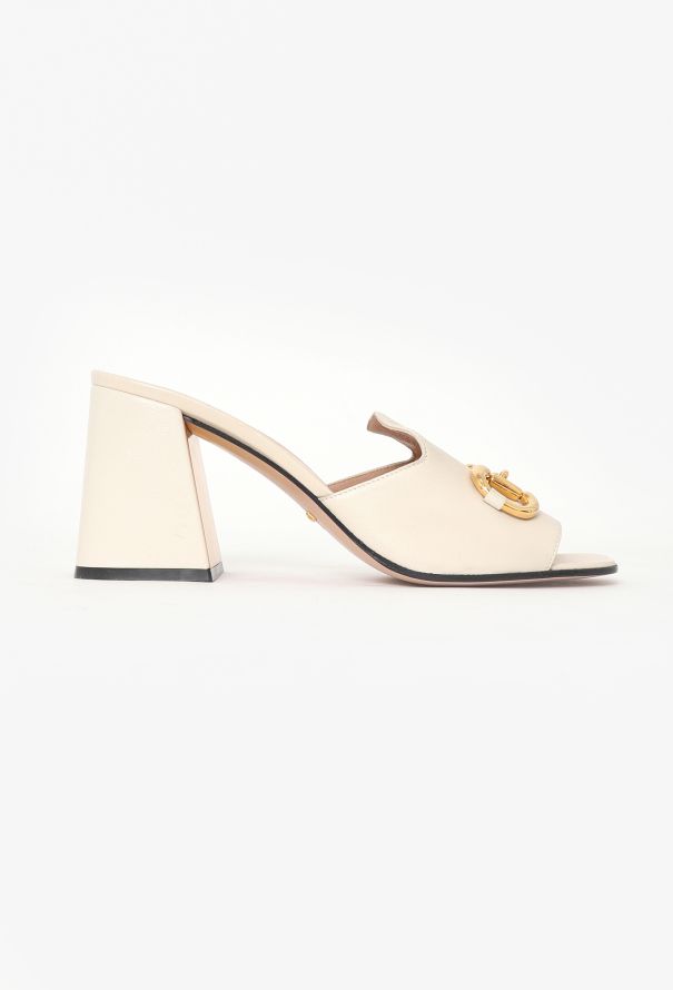 Gucci 2021 Calfskin Horsebit Mules - 1