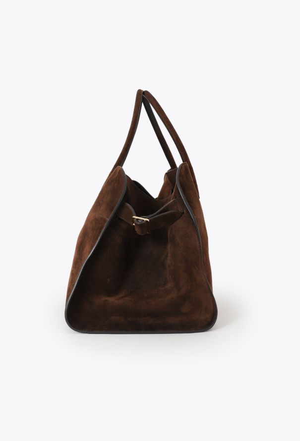 The Row Brown Suede Margaux 17 - 4