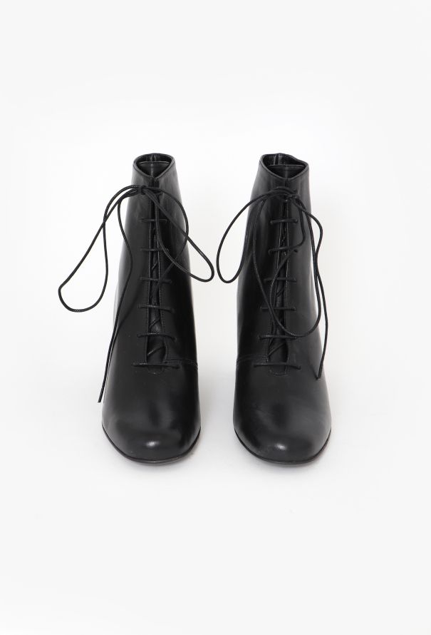 Saint Laurent 'Babies' Lace-up Ankle Boots - 2 Saint Laurent 'Babies' Lace-up Ankle Boots - 2