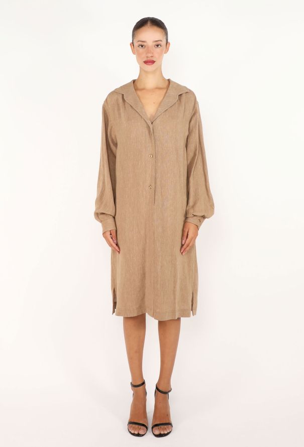 Loro Piana Belted Lora Linen Dress, 2023 - 2