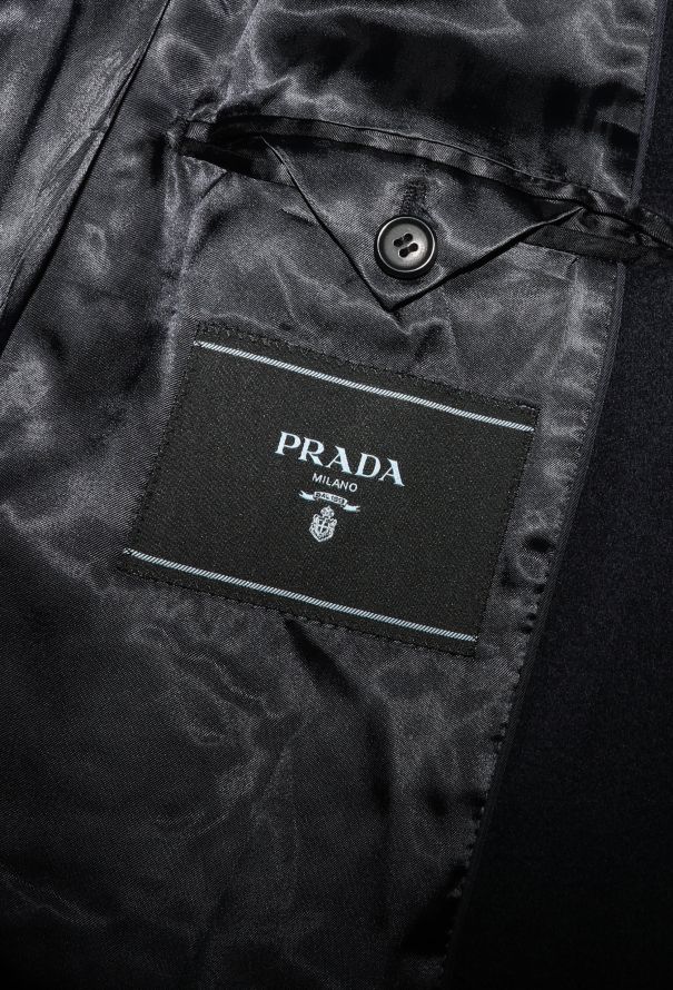 Prada 2024 Felted Cashmere Coat - 4
