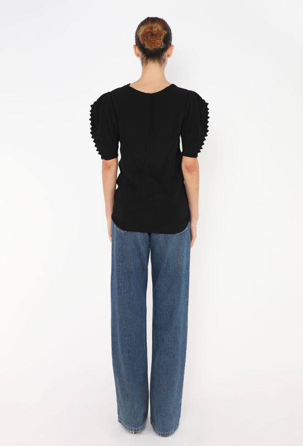 Prada S/S 2025 Cady Serrated Top - 5