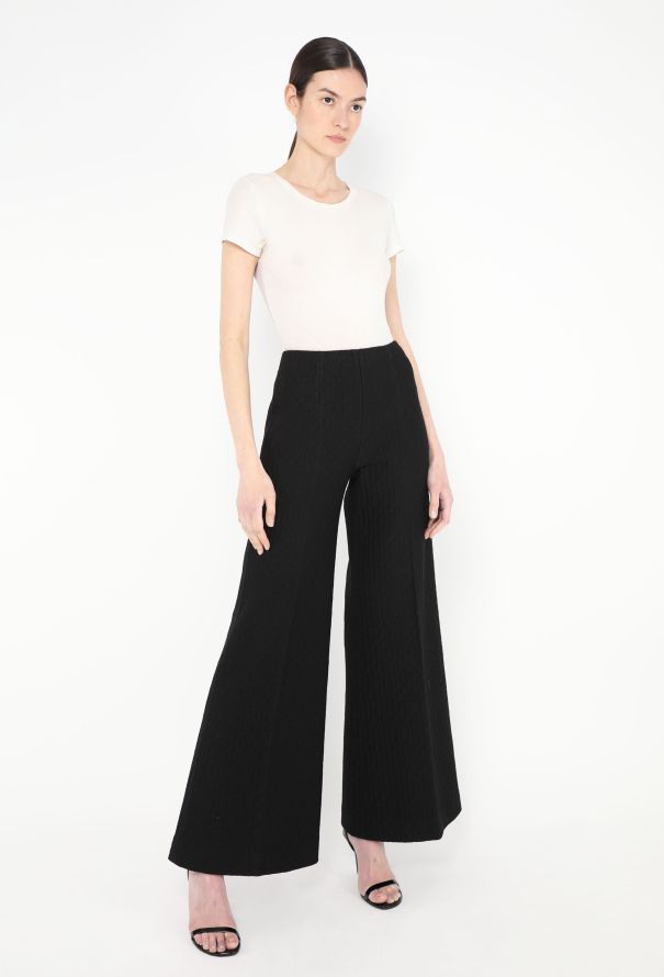 Alaïa 2016 Flared Textured Pants - 3