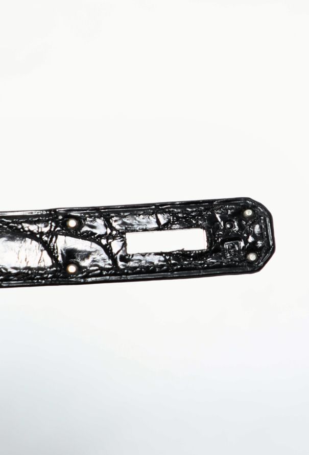 Hermès Black Niloticus Kelly Sellier 32 - 9