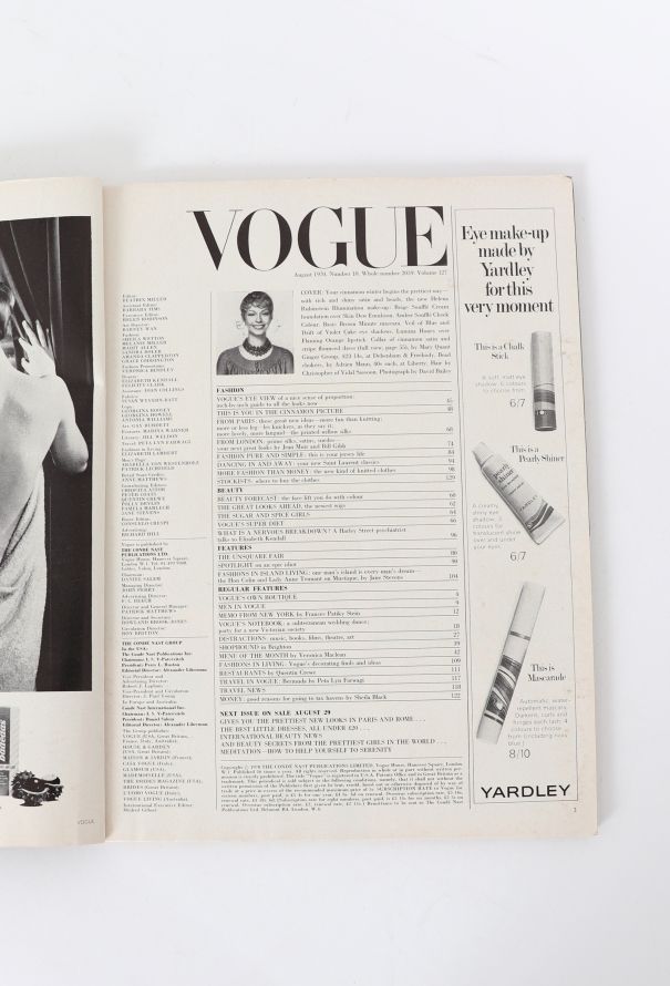 VOGUE UK 1970 Beaton, Warhol and Bailey Issue Trio - 10 VOGUE UK 1970 Beaton, Warhol and Bailey Issue Trio - 10