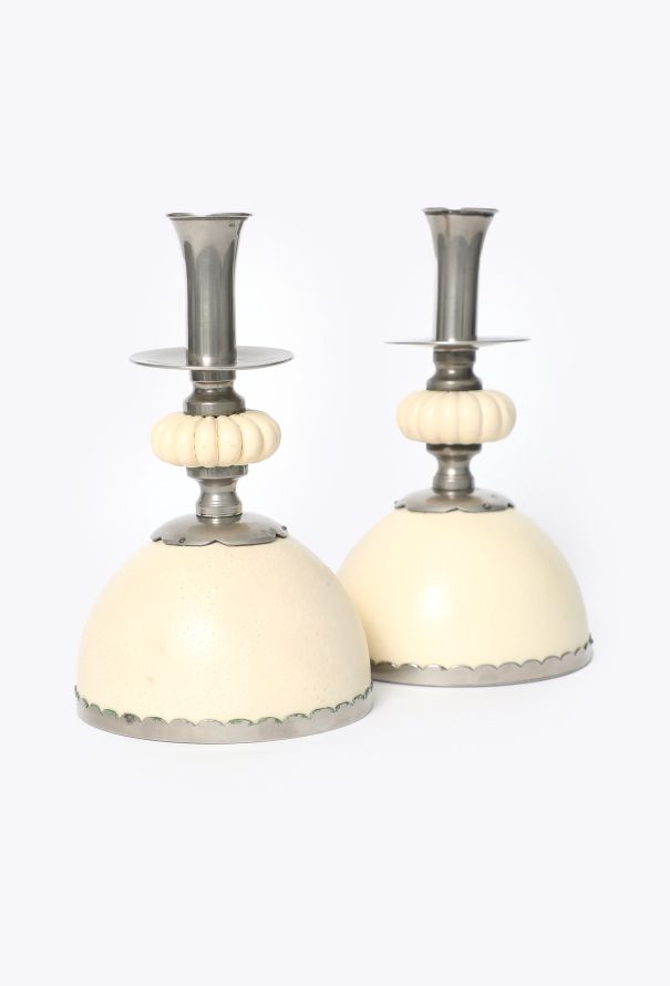 Dior Collector '70s Crespi Ostrich Egg Bougeoirs - 2