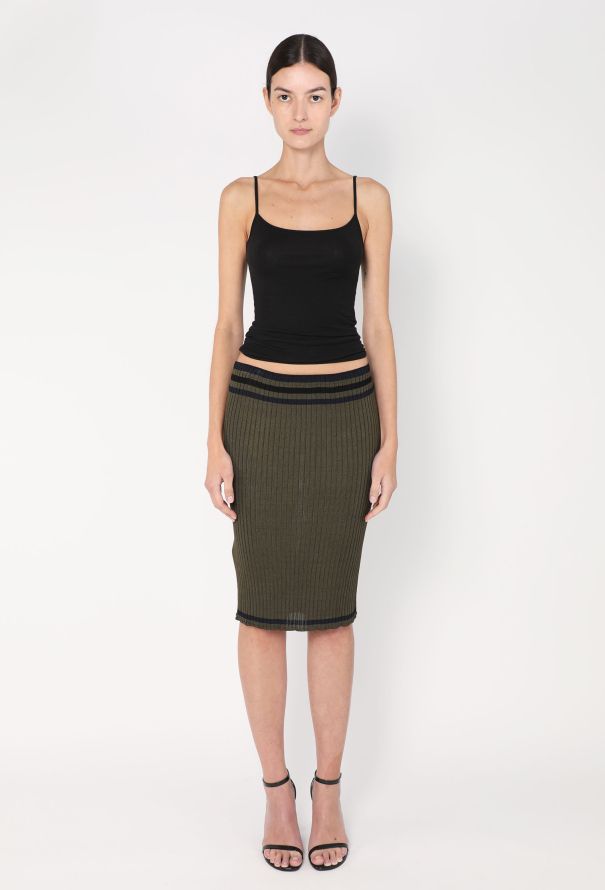 Prada S/S 2014 Ribbed Knit Skirt - 3 Prada S/S 2014 Ribbed Knit Skirt - 3