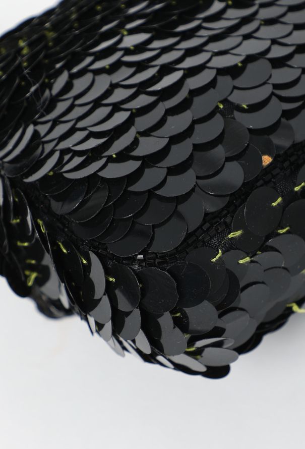 Fendi Vintage Sequin & Python Baguette Bag - 8