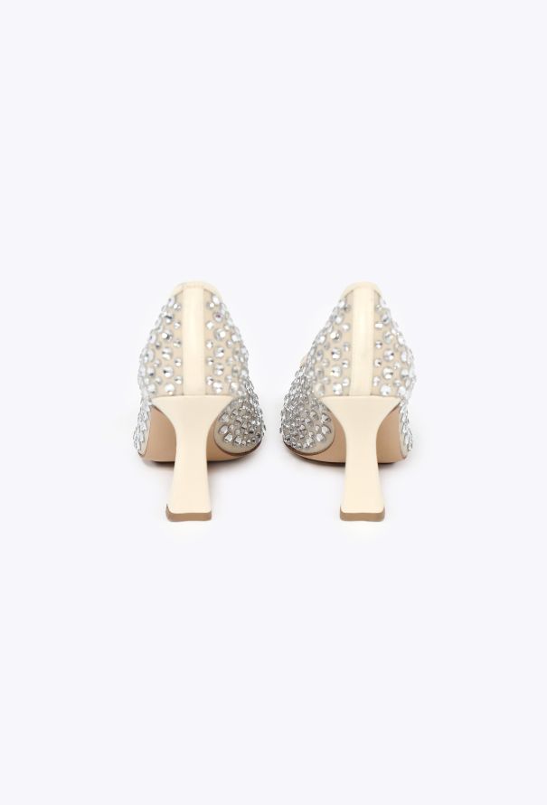 Bottega Veneta Crystal Embellished Sofia Pumps - 4