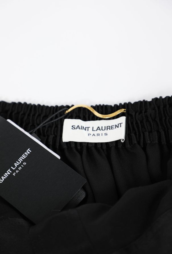 Saint Laurent 2024 Silk Cargo Skirt - 6
