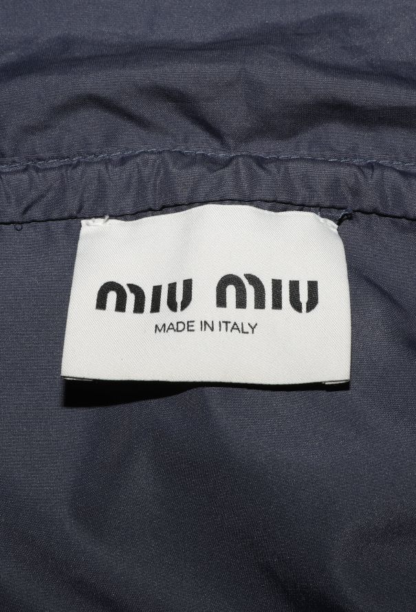 Miu Miu 2024 Hooded Logo Windbreaker - 6 Miu Miu 2024 Hooded Logo Windbreaker - 6