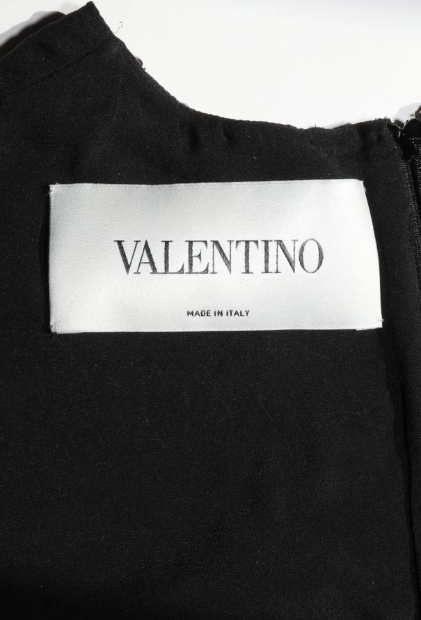 Valentino Floral-Embroidered Silk Dress - 7