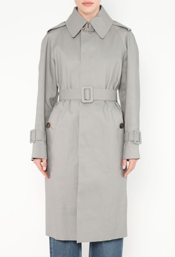 Balenciaga Belted Mackintosh Trench Coat - 3 Balenciaga Belted Mackintosh Trench Coat - 3