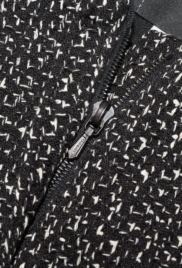Chanel 2008 Bicolor Tweed Zip Jacket - 8 Chanel 2008 Bicolor Tweed Zip Jacket - 8