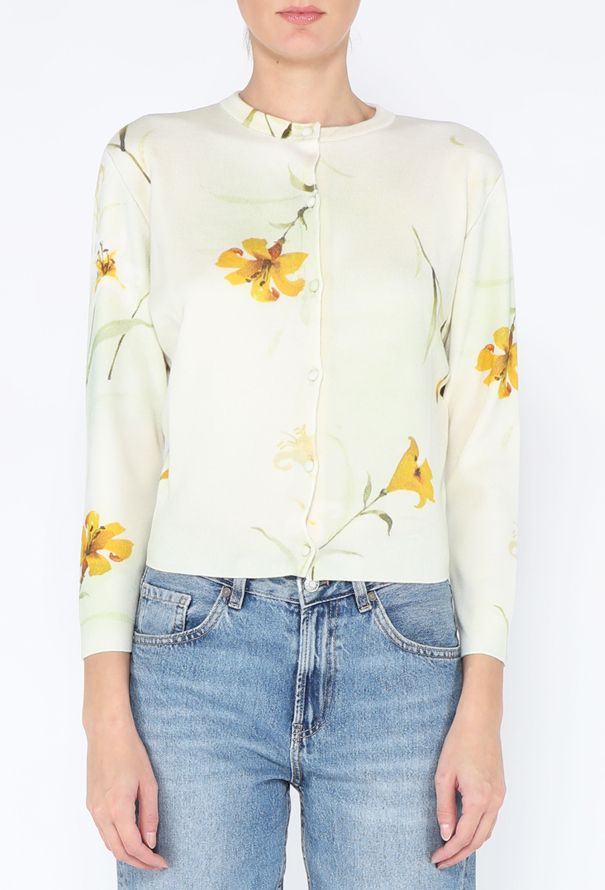 Balenciaga 2020 Floral Print Cardigan - 1