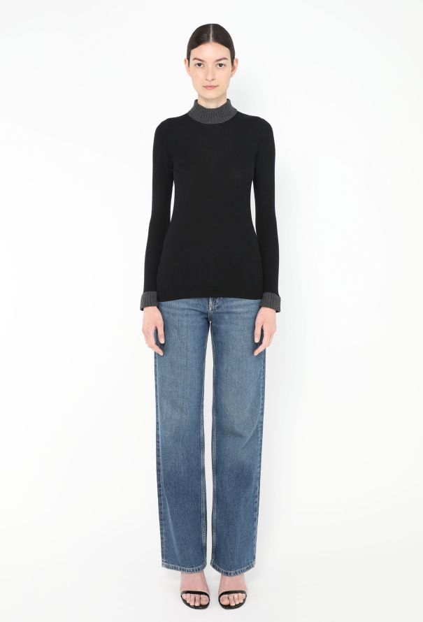 Loewe 'Second Skin' Turtleneck Sweater - 2