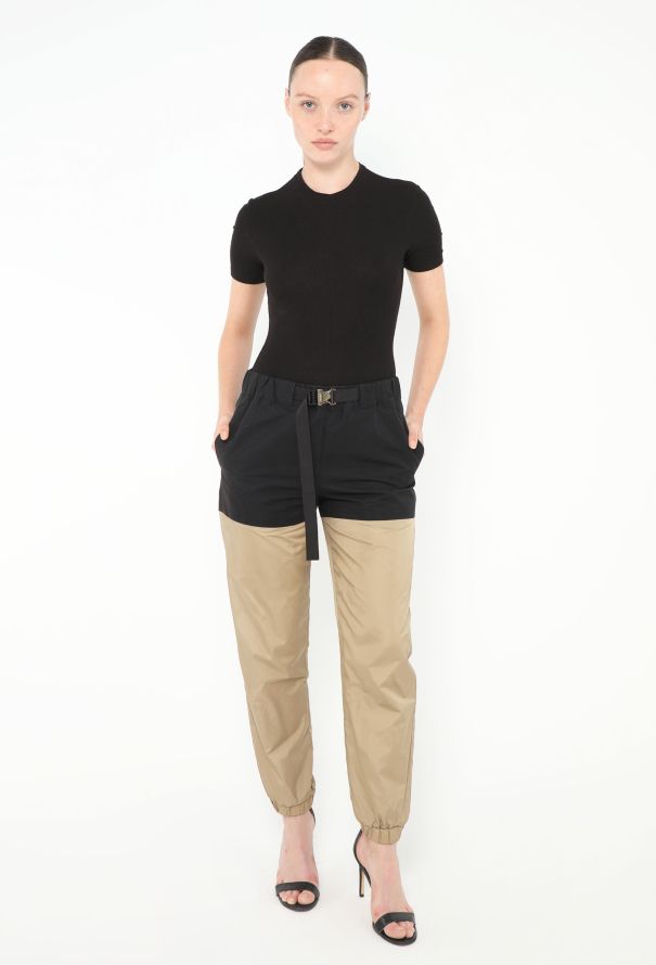 Sacai Pre-Fall 2021 Buckled Track Pants - 4