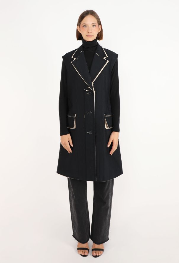 Prada Trompe L'Œil Sleeveless Vest, 2018 - 1