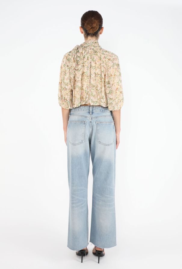 Céline Printed Chiffon Blouse, 2020 - 3