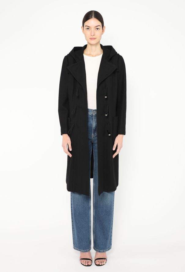 Chanel 2006 Hooded 'CC' Duffle Coat - 3 Chanel 2006 Hooded 'CC' Duffle Coat - 3