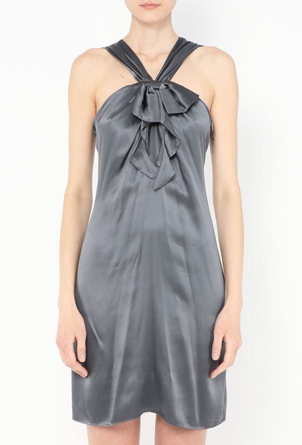 John Galliano Early 2000s Charmeuse Halter Dress - 3 John Galliano Early 2000s Charmeuse Halter Dress - 3