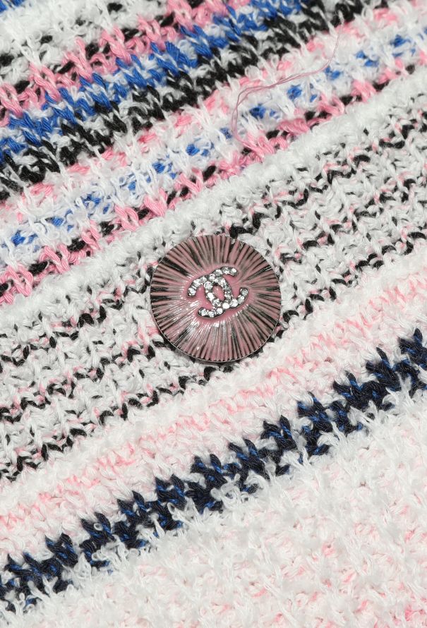 Chanel S/S 2024 Belted Striped Cardigan - 9