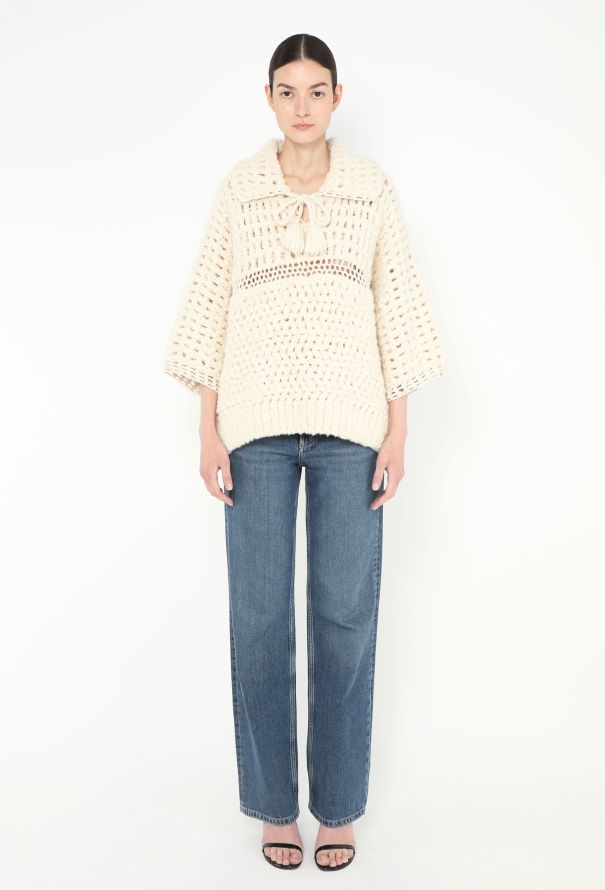 Céline 2021 Crochet Tassel Sweater - 4