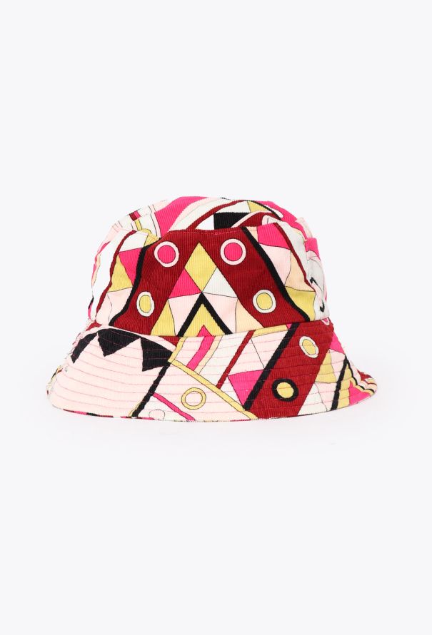 Emilio Pucci Graphic Corduroy Bucket Hat - 2
