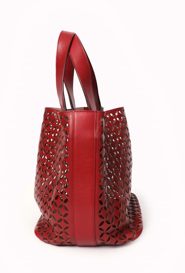 Alaïa Laser-Cut Tote Bag - 4