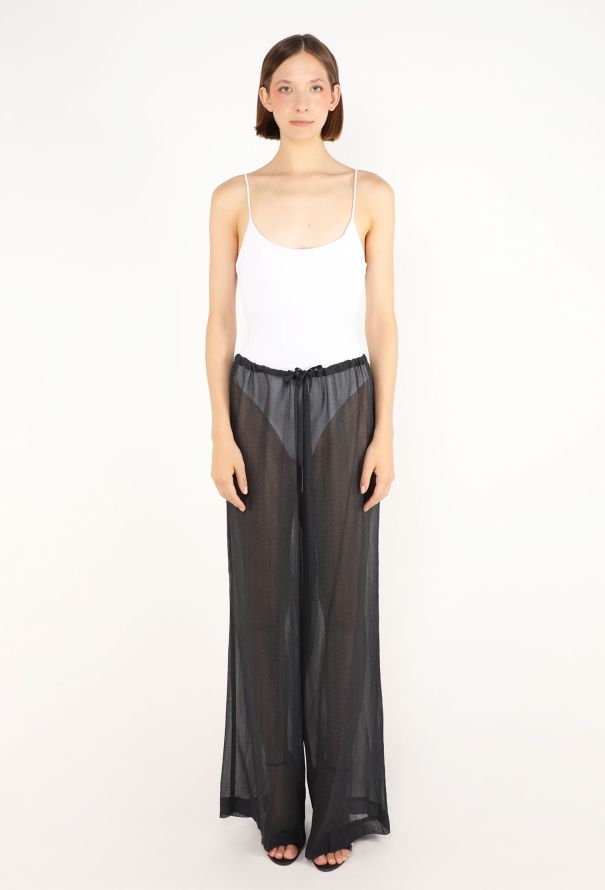 Dries Van Noten Polka Dot Chiffon Pants - 2