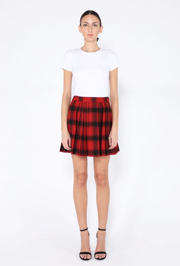 Céline 2020 Plaid Mini Skirt - 1
