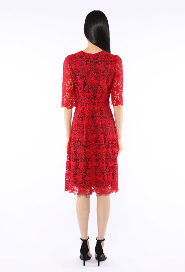 Dolce & Gabbana Lace Sheath Dress - 4