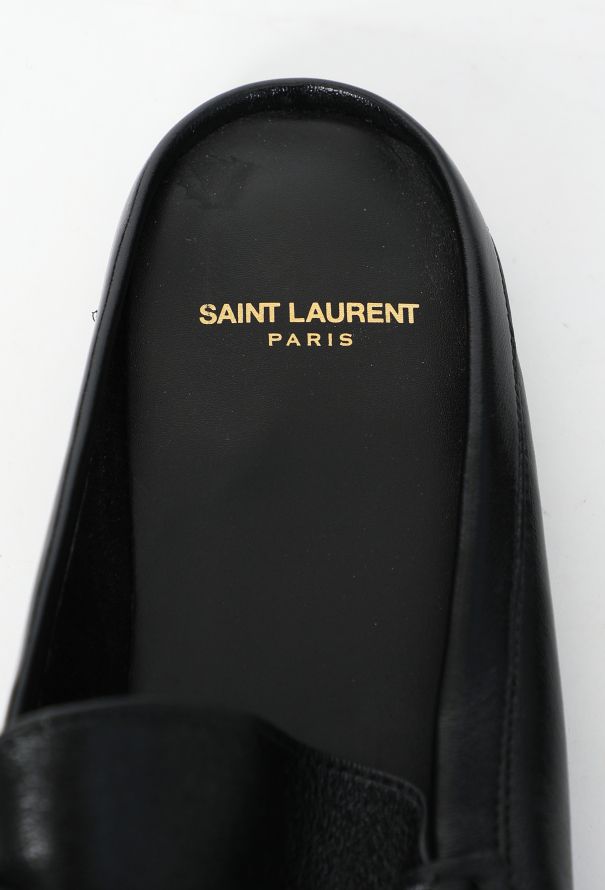 Saint Laurent Ruched Leather Penny Loafers, 2025 - 6