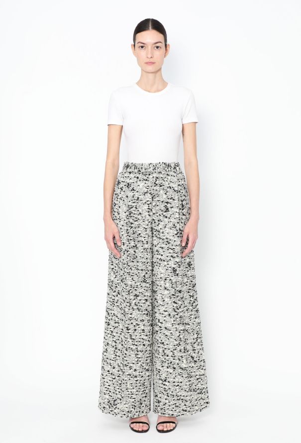 Céline 2014 Flared Bouclé Trousers - 1