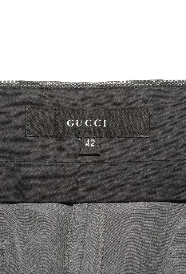 Gucci Iconic F/W 1998 Layered Mesh Silk Skirt - 6