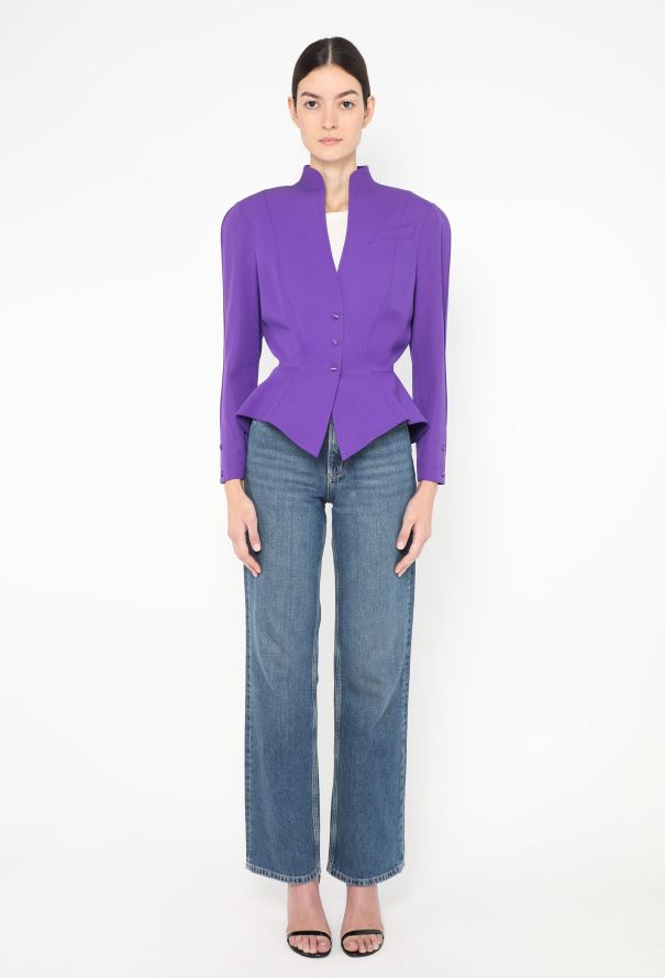 Vintage Sculpted Peplum Jacket | Authentic & Vintage | ReSee