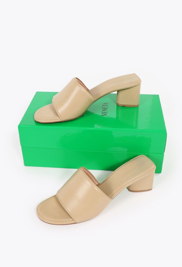 Bottega Veneta 2023 Leather Band Mules - 3